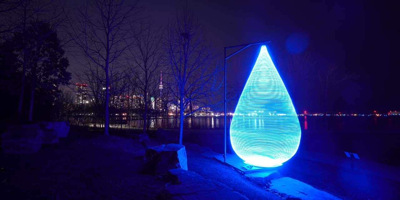 Innovative Light Art Exhibition “Lumière: The Art of Light” Featuring Pioneer Steve Mann at Ontario Place Trillium Park