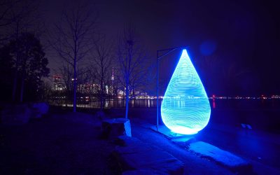 Innovative Light Art Exhibition “Lumière: The Art of Light” Featuring Pioneer Steve Mann at Ontario Place Trillium Park